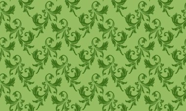 Unique floral pattern background for spring, with leaf and flower elegant design.