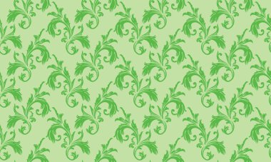 Unique floral pattern background for spring, with leaf and flower elegant design.