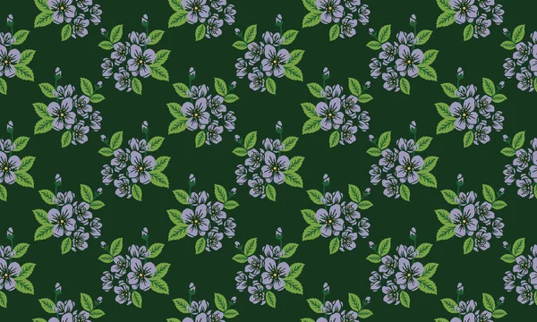 Feuille et floral Design unique, pour motif floral de printemps modèle de fond design . — Image vectorielle