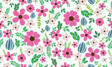 Yaprak ve çiçek çizimleri olan eşsiz bir Paskalya yumurtası örneği. Koleksiyon