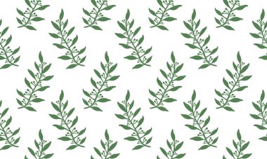 Güzel botanik yaprağı, kusursuz çiçek desenli arka plan tasarımı. Koleksiyon