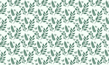 Modern çiçek çizim konseptiyle Botanik Yaprağı için kusursuz desen. Koleksiyon