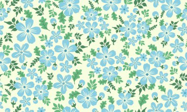 Botanik için güzel pembe çiçek desenli arka plan, yaprak ve çiçek desenli basit tasarım. Koleksiyon