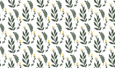 Kusursuz çiçek desenli modern botanik yaprak desenli arka plan. Koleksiyon