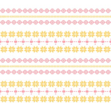 Ev dekorasyonu için güzel nakış deseni. Koleksiyon