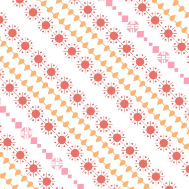 Ev dekorasyonu için işlemeli desenler üzerinde kusursuz soyut desen. Koleksiyon