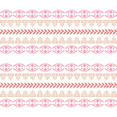 Tişört kumaş tasarımı için renkli dikişli basit nakış deseni. Koleksiyon