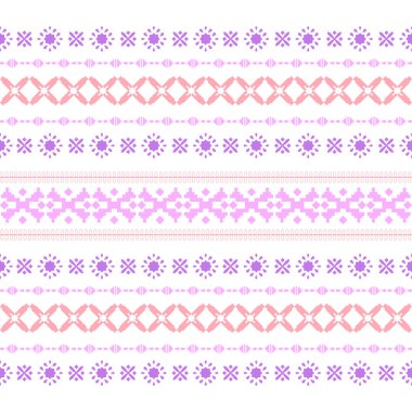 Yatak odası dekorasyonu için işlemeli güzel renkli bir süs..