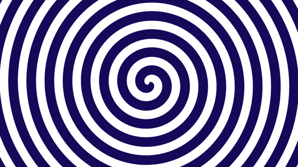 白い背景に青い螺旋状の模様 — ストック写真