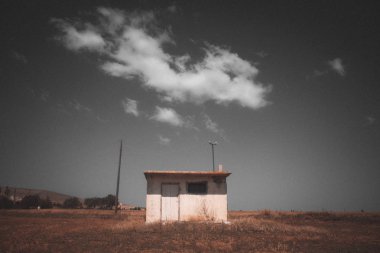 Tek bir ağacı ve bozkırı olan dağ