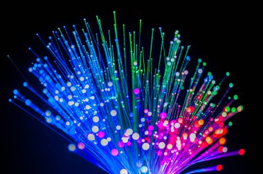 Soyut neon renkli arkaplan.