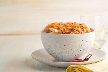 Geleneksel Kore yemekleri. Kimchi.. 