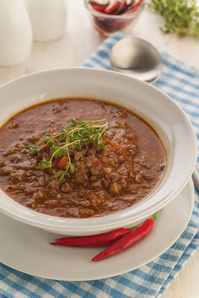 Hamburger zuppa di cavolfiore . — Foto Stock