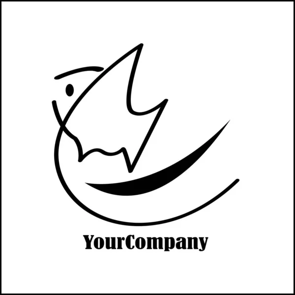Logo Vectoriel Aquarium Moderne — Image vectorielle