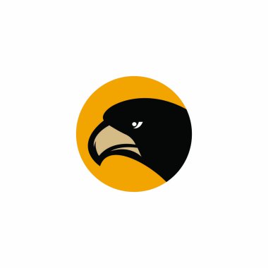 abstrac kartal logo vektörü. kartal başı simgesi simgesi.