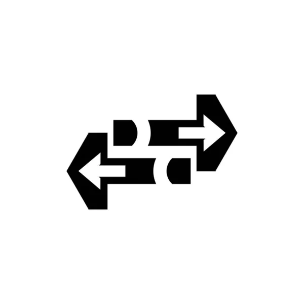 Логистический Логотип Компании Rerow Icon Значок Доставки Логотип Стрелы Бизнес — стоковый вектор