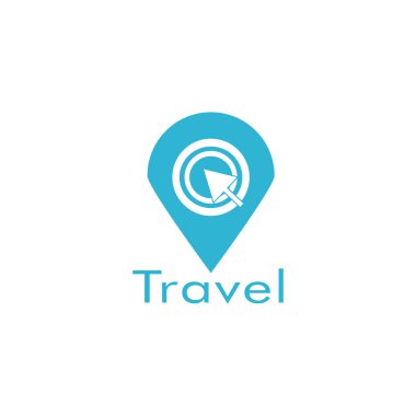 Seyahat Logosu tasarımı ve şablonu. seyahat simgesi simgesi.
