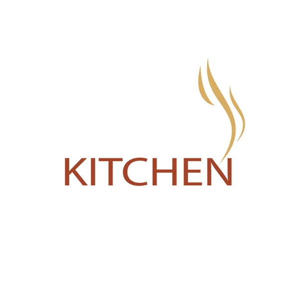 Абстрактный Логотип Дизайна Меню Ресторана Логотип Кафе Символ Шеф Повара — стоковый вектор