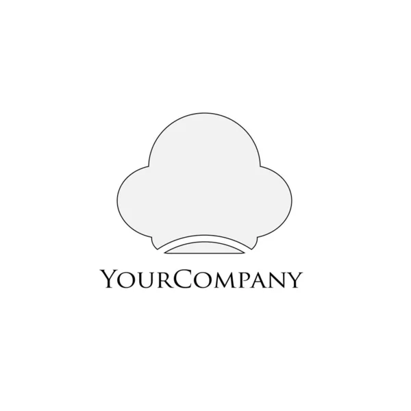 Анотація Логотипу Дизайну Меню Ресторану Логотип Кафе Символ Кухарів — стоковий вектор