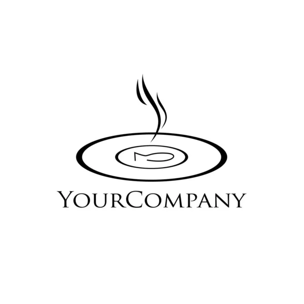 Анотація Логотипу Дизайну Меню Ресторану Логотип Кафе Символ Кухарів — стоковий вектор