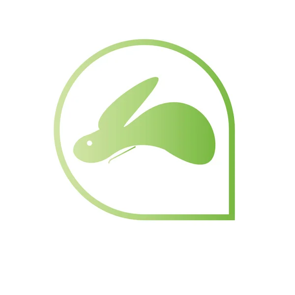 兔子标志矢量图标模板设计 — 图库矢量图片