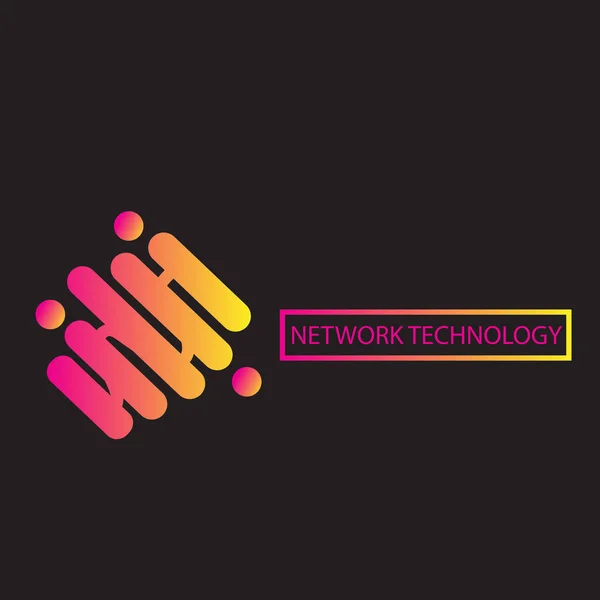 Technologie Design Logo Vecteur Icône Symbole — Image vectorielle