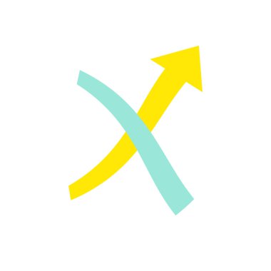 X harfi logo tasarım şablonu elementleri. Şirket logosu.