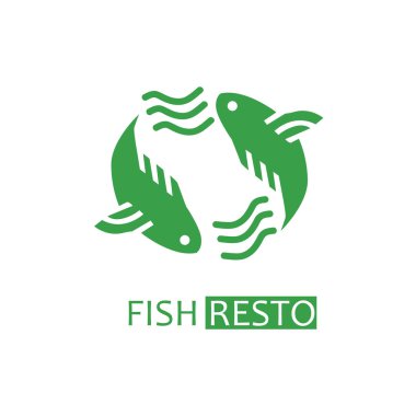 Soyut restoran menüsü tasarım logosu. Kafe logosu. Şeflerin sembolü