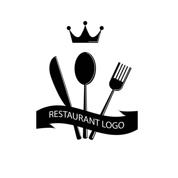 Logotipo Design Menu Restaurante Abstrato Logotipo Café Símbolo Chefs —  Vetores de Stock