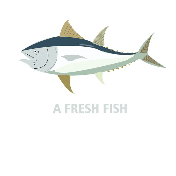 Fisk Vatten Logotyp Design Vektor Mall Restaurangbutik För Skaldjur Logotyp — Stock vektor