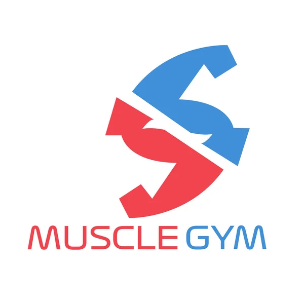 Manos Musculares Para Logotipo Fitness Gimnasio Logo Gimnasio Amor Símbolo — Archivo Imágenes Vectoriales