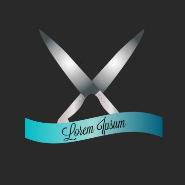 Bıçak simgesi illüstrasyon sembolü. Bıçak vektör logosu. 