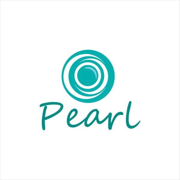 Lüks Pearl Shell Mücevher logo tasarım şablonu. Yaratıcı çene logosu tasarımı ilhamı.