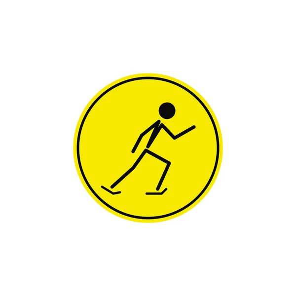 Symbol Łyżwiarstwa Figurowego Wektor Ikony Łyżwy Wypełniony Płaski Znak Solidny — Wektor stockowy