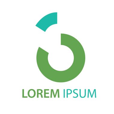 Üç numaralı logo tasarım şablonu. 3 numaralı sembol, element, amblem vektör çizimi.