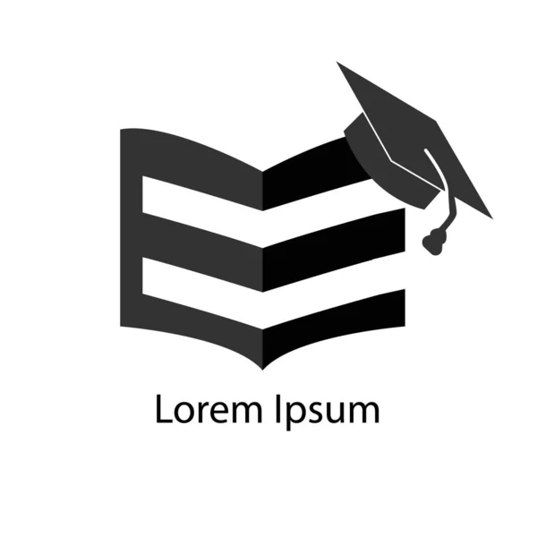 E-öğrenme logo vektör çizimi. e-öğrenme simgesi simgesi. 