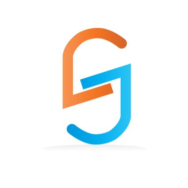 Soyut S harfi logo vektör çizimi. S harfi simgesi simgesi.