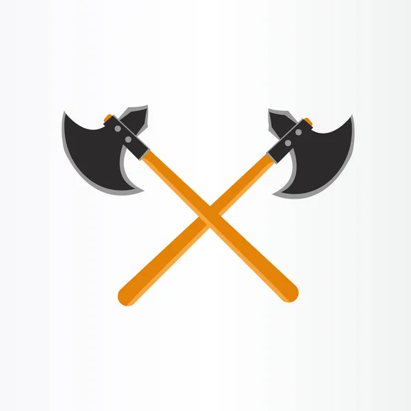 Armborst Vektor Illustration Armborst Logotyp Ikonen Anime Vapen Logotyp — Stock vektor