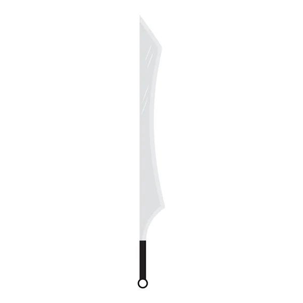 Anime Sword Designs Metal Sword Europeiska Raka Svärd Asien Svärd — Stock vektor