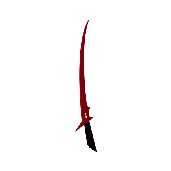 Anime Sword Designs Metal Sword European Straight Swords Asia Sword — Stock Vector