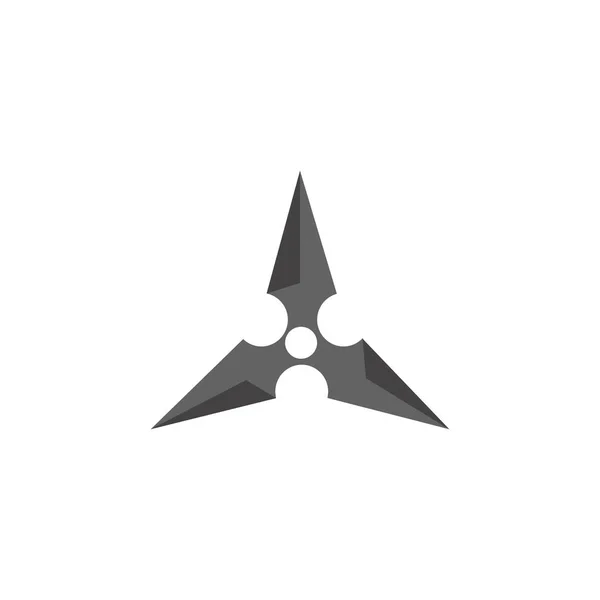 动漫武器标识矢量插图 箭头标志设计模板 剑的标志 — 图库矢量图片