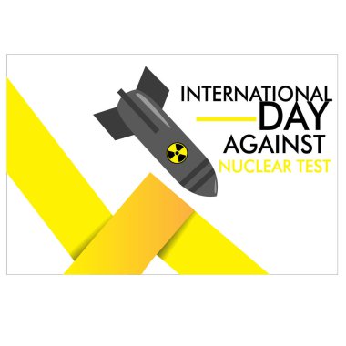 Uluslararası Nükleer Test Test Vektör Çizimine Karşı Gün. 