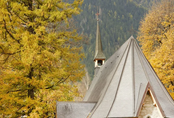 Igreja em Chamonix — Fotografia de Stock
