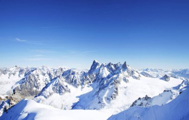 Fransız Alps dağda sonbahar