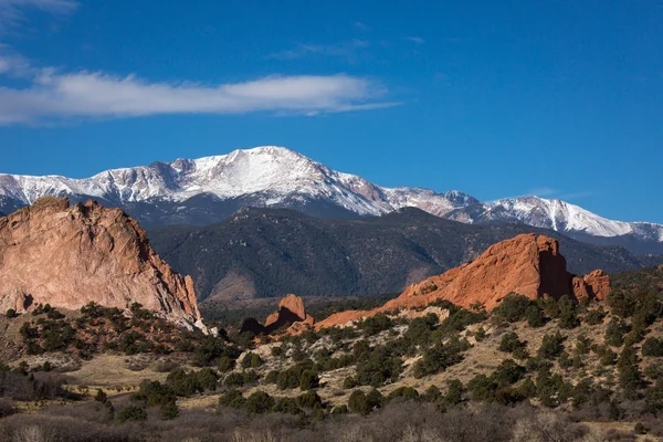 Colorado natureza formação rocha vermelha — Fotografia de Stock