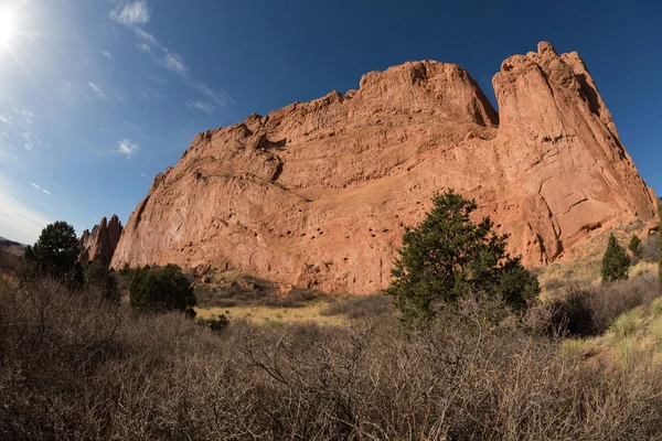 Colorado natureza formação rocha vermelha — Fotografia de Stock