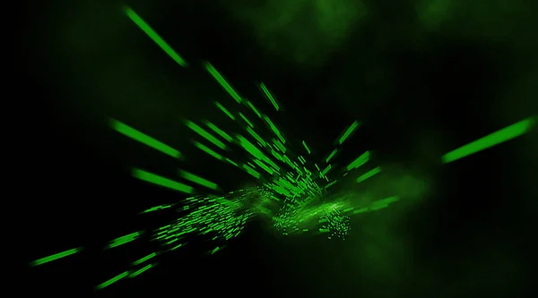Green laser background graphic — Stock Photo, Image