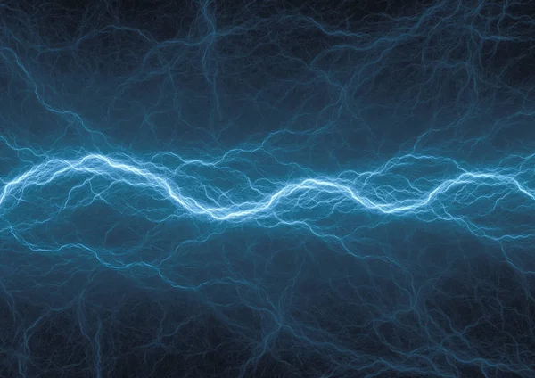 Blue ice lightning — Stock Photo, Image