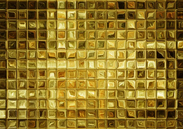 Abstract gold tile background — Stock Photo, Image
