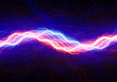Kırmızı ve mavi Elektrik Aydınlatma